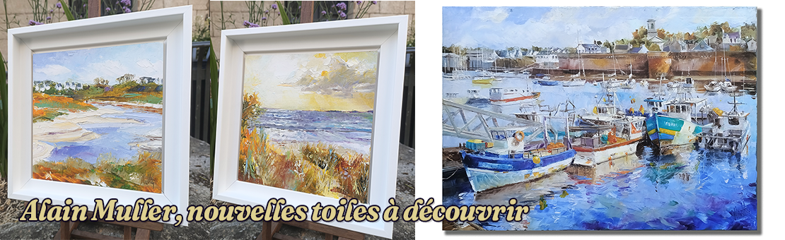 Nouvelles peintures à l'huile d'Alain Muller